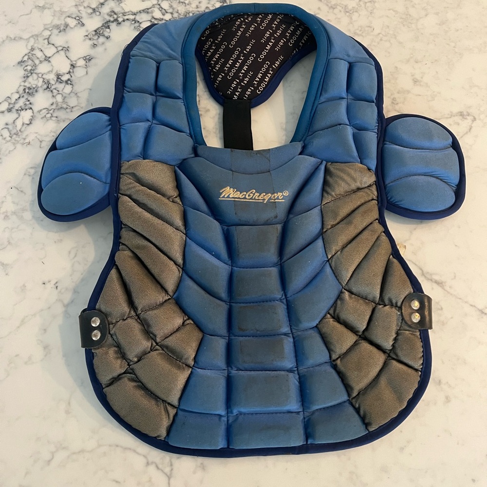 MacGregor Catchers Chest Protector Navy Blue Youth